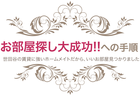 お部屋探し大成功への手順